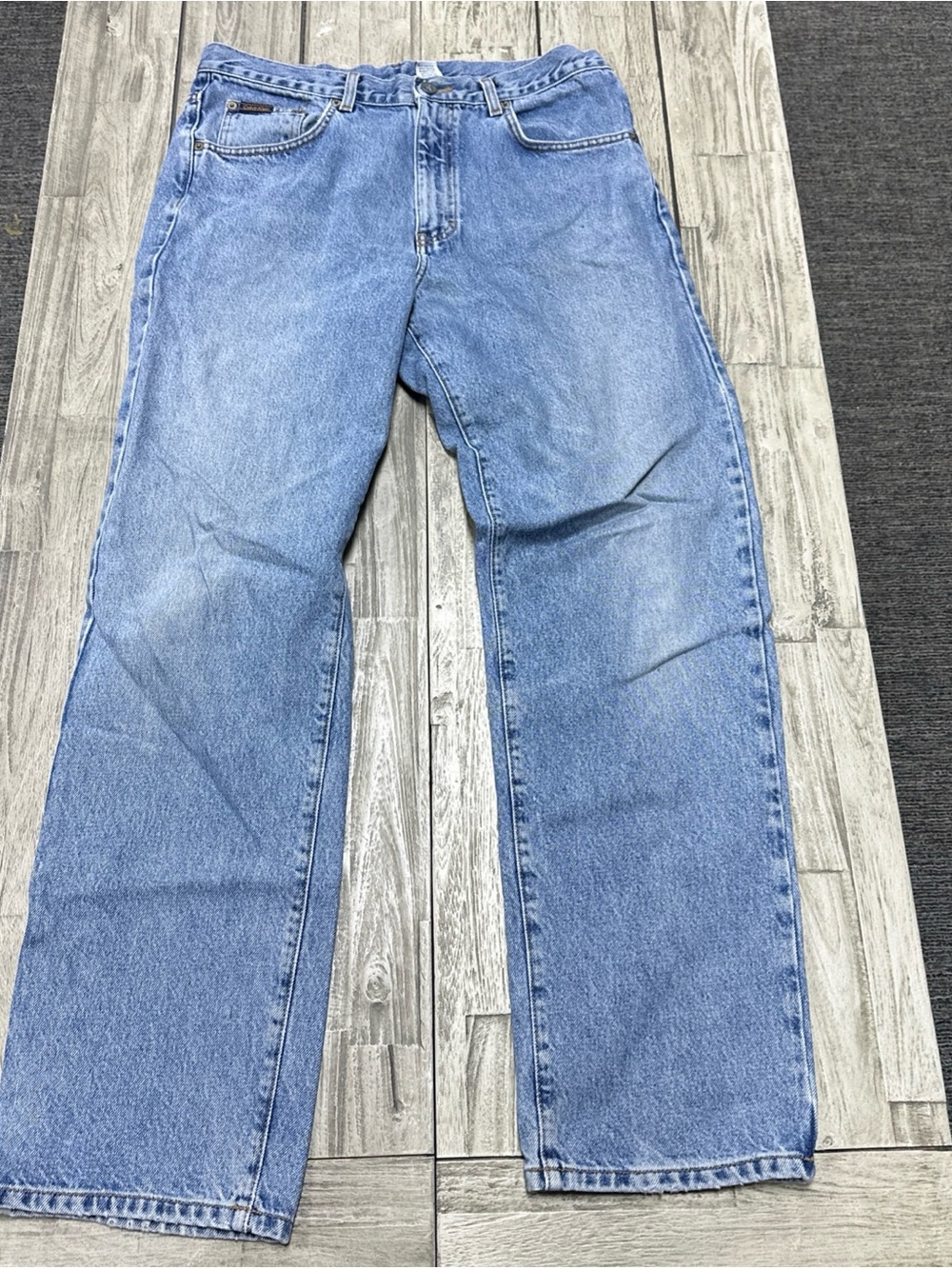 Vintage 90s Calvin Klein Jeans Men 33x32 Original Fit Double Stone Wash USA Made